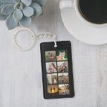 Custom 8 Photo Collage Keychain<br><div class="desc">Create your own personalized photo collage keychain. Simply add your favorite 8 photos for a custom photo keychain.</div>