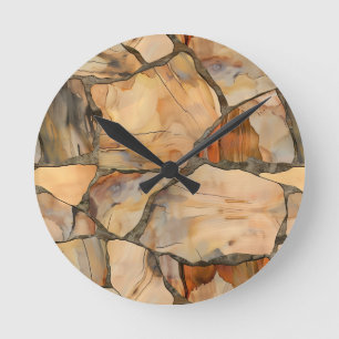 Custom 8" Round Acrylic Wall Clock