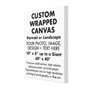 Blank Canvas Art Prints Zazzle