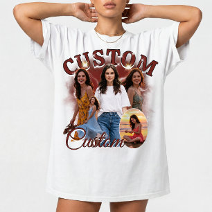 Custom 90s Bootleg Rap Photo Collage, 90s Vintage T-Shirt