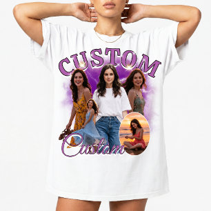 Custom 90s Bootleg Rap Photo Collage, 90s Vintage  T-Shirt