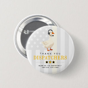 Custom 911 Dispatcher Goose With Headset Thank You Button