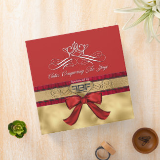 Custom 9- 3 ring binder