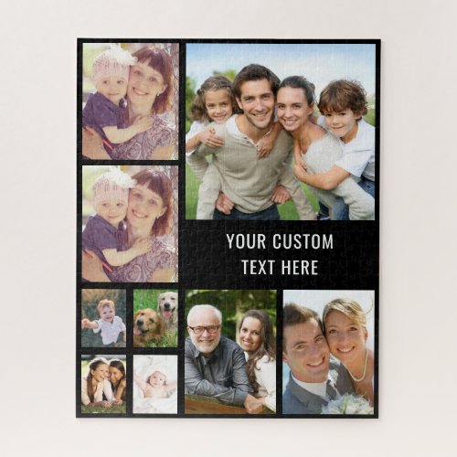 Custom 9 Photo Collage Jigsaw Puzzle