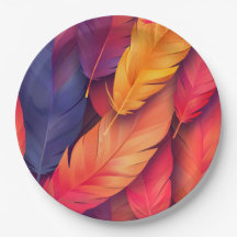 Custom 9" Round Christmas Dinner Plates