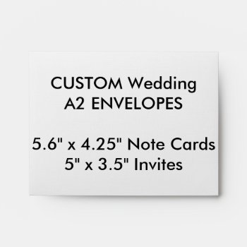 Custom A2 Envelopes 5.6" X 4.25" Note Cards by PersonaliseMyWedding at Zazzle