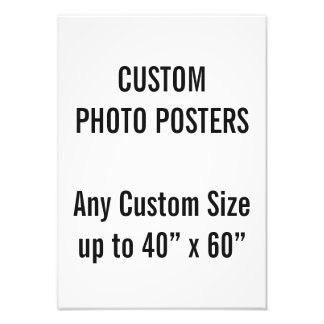 Custom A3 Photo Poster, up to 40” x 60”
