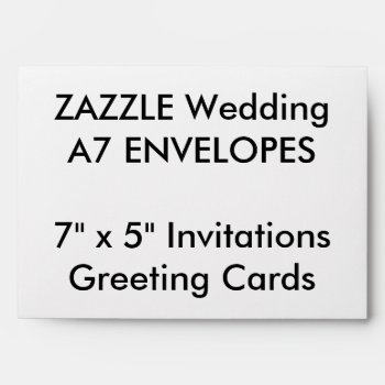 Custom A7 Envelopes 7" X 5" Invitations & Cards by TheWeddingCollection at Zazzle