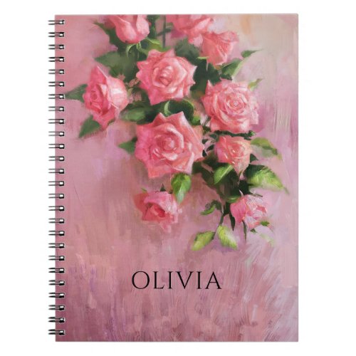 Custom A Dream in Shades of Pink Notebook