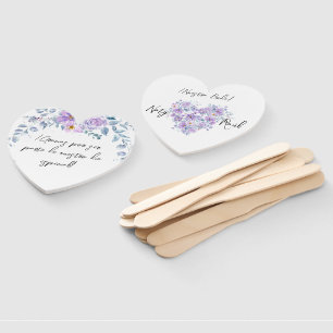 Custom Abanico in Lilas Tones Hand Fan