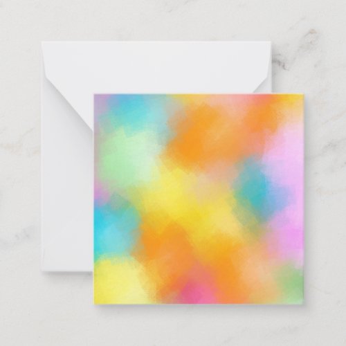 Custom Abstract Art Colorful Blank Template
