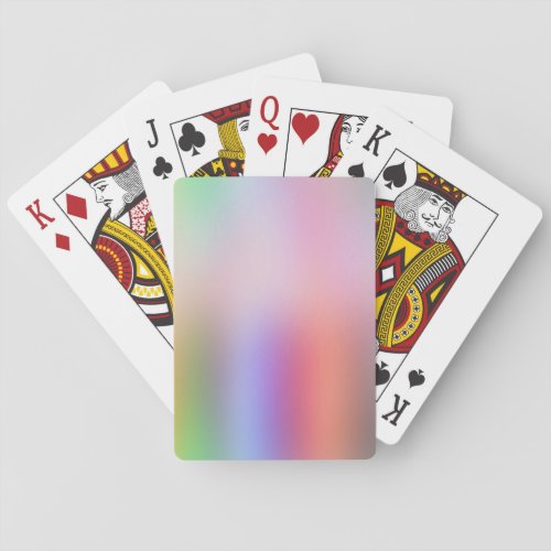 Custom Abstract Art Elegant Colorful Template Playing Cards