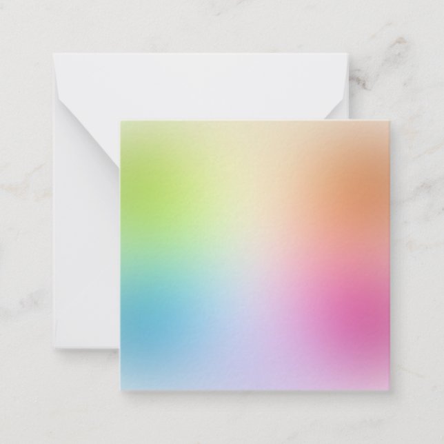 Custom Abstract Colorful Blank Template Elegant (Front)