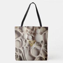 Custom : Abstract Latte Art Personalized Tote