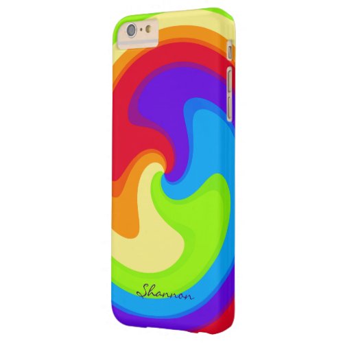 Custom Abstract Rainbow Swirl iPhone 6 Plus case