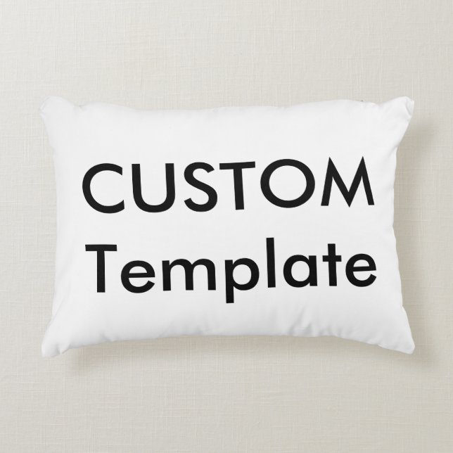 Custom Accent Pillow - Machine Washable Polyester (Front)