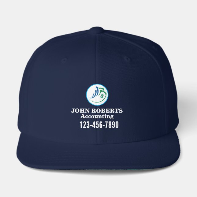Custom Accountant Corporate Logo Office Visor (Front)