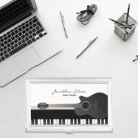 Custom Acoustic Guitar Piano Keys Music Teacher 