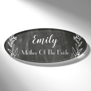 Custom Acrylic Chalkboard Name Tag