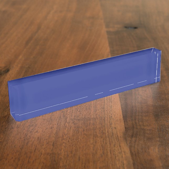 Custom Acrylic Desk Nameplate | Office Gift (Side)