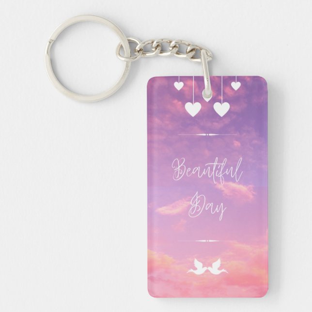 Custom Acrylic Keychain - Unique Design (Front)