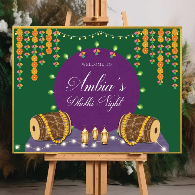 Custom Acrylic Mehndi Night Sign, Personalized Acr Foam Board (Creator Uploaded)