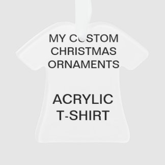 Custom Acrylic T-SHIRT Christmas Tree Ornament