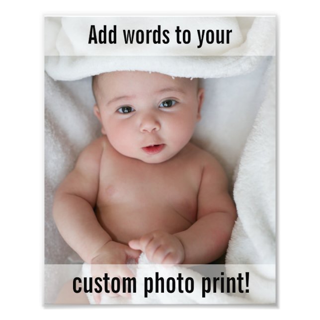 Custom Add Cute Photo and Text (Front)