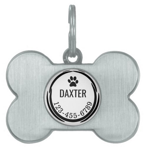 Custom Add Dog Name Phone Dog Tag