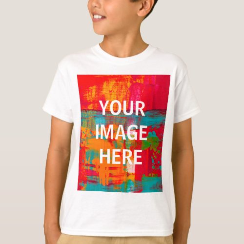 Custom Add Image Logo Personalize Template T_Shirt