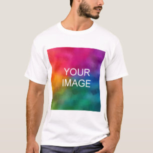 Custom Add Image Logo Personalize Template T-Shirt
