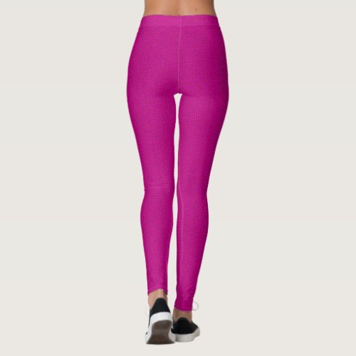 Custom Add Image Text Womens Bordeaux Pink Leggings