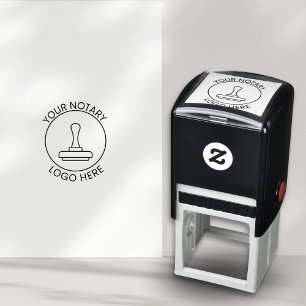Custom Add Logo Custom Notary Branding Self-inking Self-inking Stamp