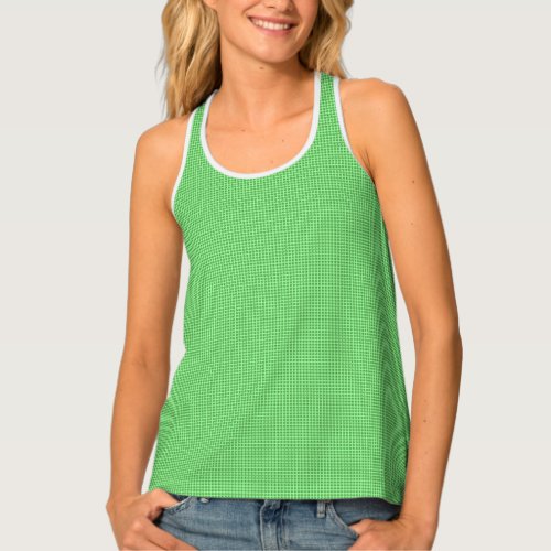 Custom Add Monogram Name Text Womens Yellow Green Tank Top