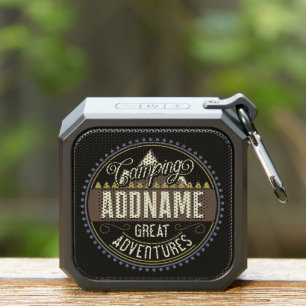Custom ADD NAME Family Camp Trip Camping Reunion Bluetooth Speaker