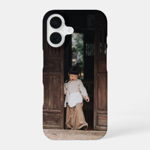 Custom, Add Photo and Text iPhone 16 Case