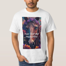 Custom, Add Photo and Text T-Shirt