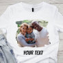 Custom Add Photo And Text T-Shirt