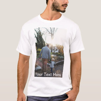 Custom, Add Photo and Text T-Shirt
