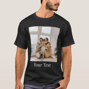 Custom, Add Photo and Text T-Shirt