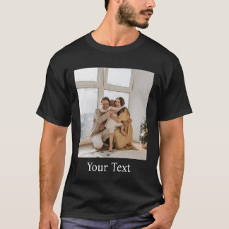 Custom, Add Photo and Text T-Shirt