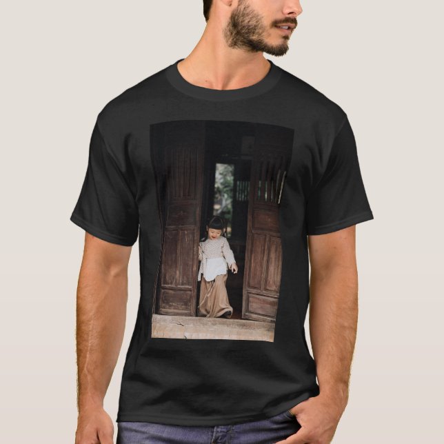 Custom, Add Photo and Text T-Shirt (Front)