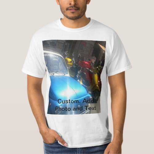 Custom Add Photo and Text T_Shirt