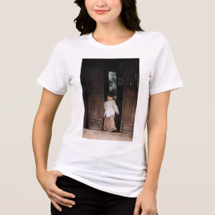 Custom, Add Photo and Text Tri-Blend Shirt