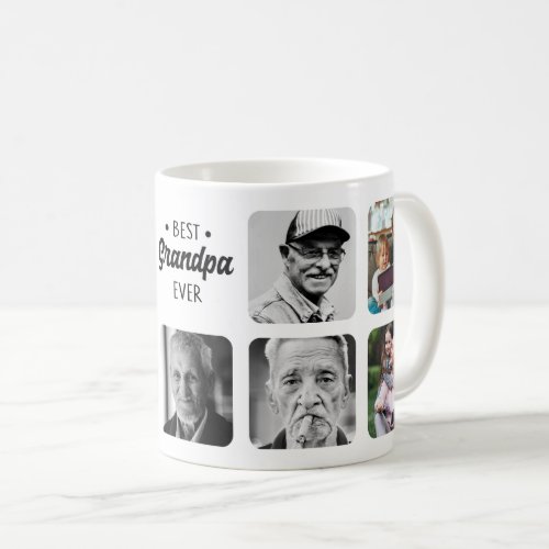 Custom Add Photo Best Grandpa Ever Personalized Coffee Mug