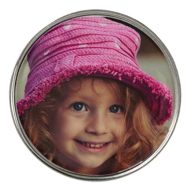 CUSTOM ADD PHOTO GOLF BALL MARKER (Front)