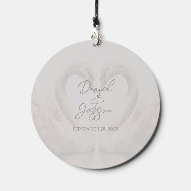 Custom | Add Photo on Back Wind Chime (Front)