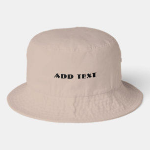 Custom ADD TEXT Create your Own Signature Look Bucket Hat