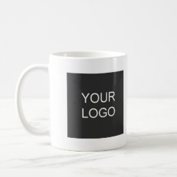 Custom Add Your Business Company Logo Simple Coffee Mug