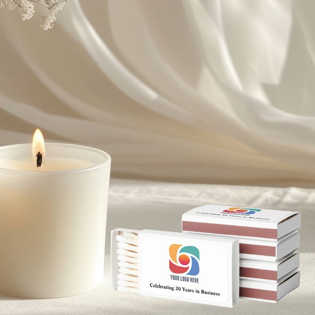 Custom Add Your Business Logo Company Marketing Matchboxes (Creator Uploaded)
